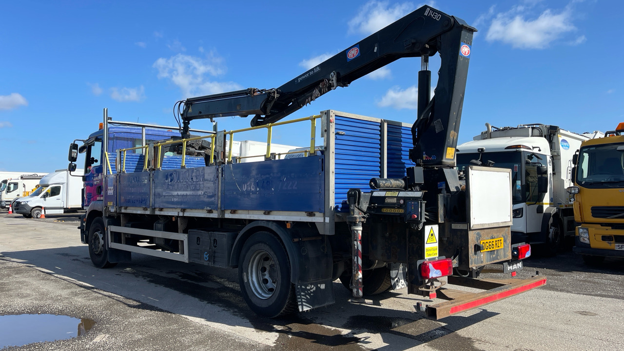 Man TGM 18.250 - Φορτηγό με ανοιχτή καρότσα, Φορτηγό με γερανό: φωτογραφία 3 Man TGM 18.250 - Φορτηγό με ανοιχτή καρότσα, Φορτηγό με γερανό: φωτογραφία 3