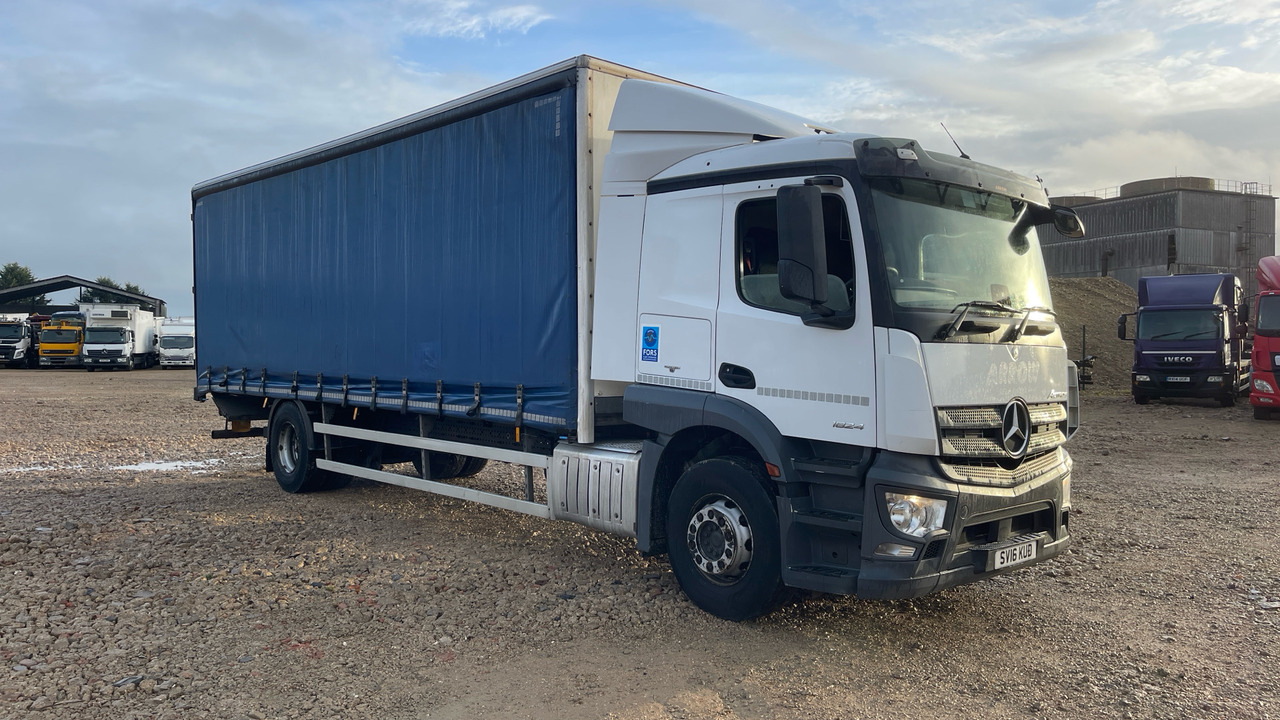 Mercedes-Benz Actros 1824 - Φορτηγό μουσαμάς: φωτογραφία 1 Mercedes-Benz Actros 1824 - Φορτηγό μουσαμάς: φωτογραφία 1