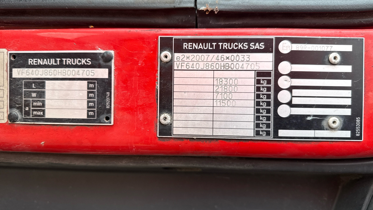 Φορτηγό μουσαμάς RENAULT D  18: φωτογραφία 12