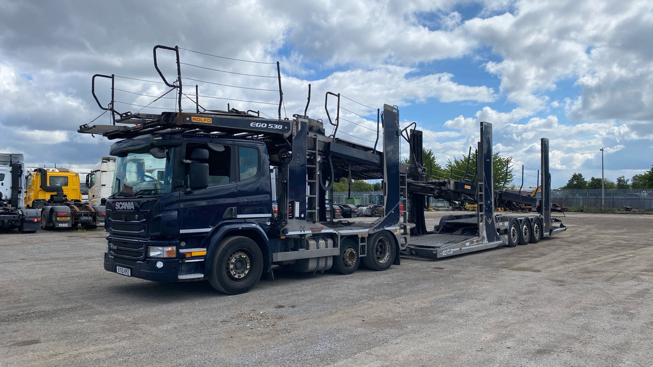SCANIA P 410 - Φορτηγό αυτοκινητάμαξα: φωτογραφία 2 SCANIA P 410 - Φορτηγό αυτοκινητάμαξα: φωτογραφία 2