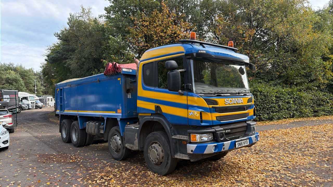 SCANIA P 410 - Φορτηγό ανατρεπόμενο: φωτογραφία 1 SCANIA P 410 - Φορτηγό ανατρεπόμενο: φωτογραφία 1
