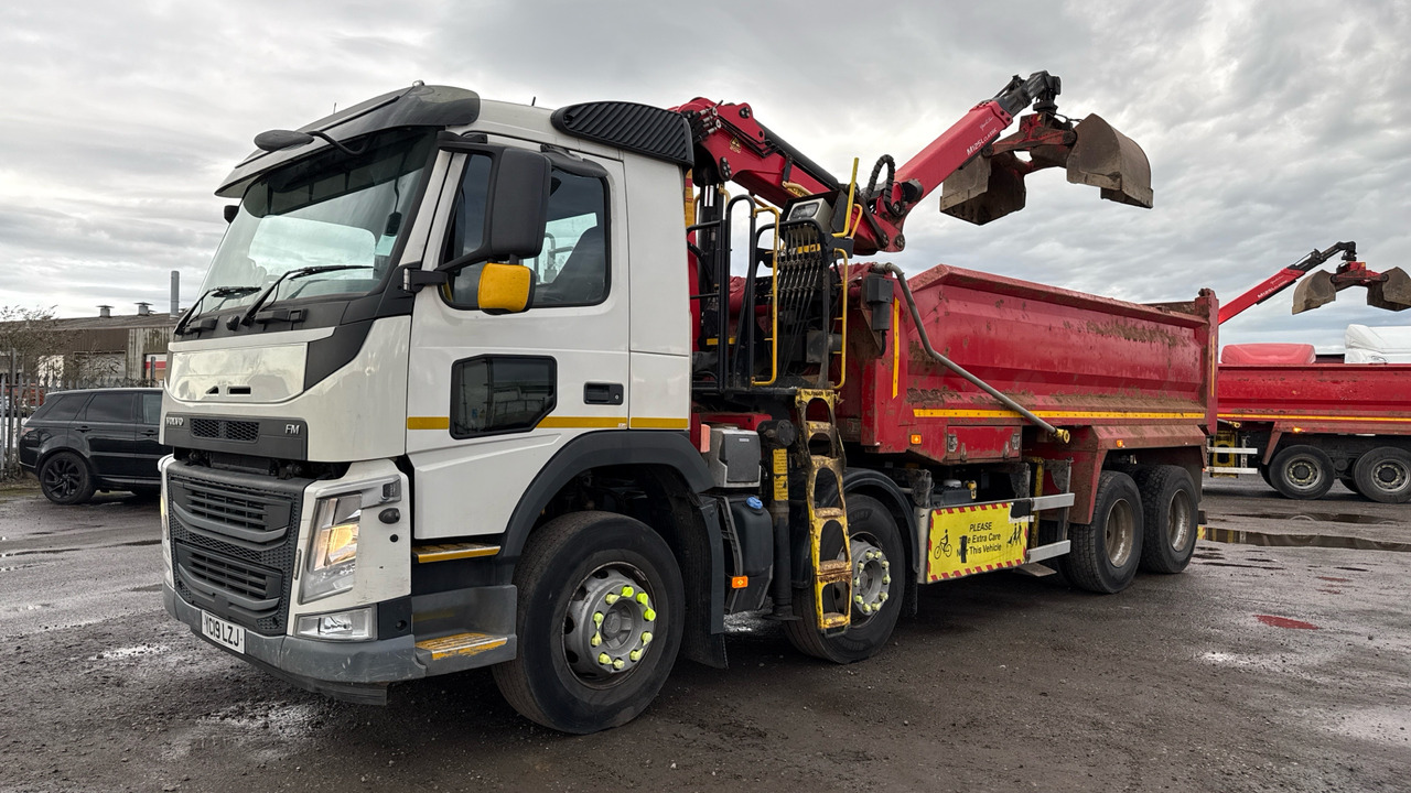 Volvo FM 410 - Φορτηγό ανατρεπόμενο, Φορτηγό με γερανό: φωτογραφία 2 Volvo FM 410 - Φορτηγό ανατρεπόμενο, Φορτηγό με γερανό: φωτογραφία 2