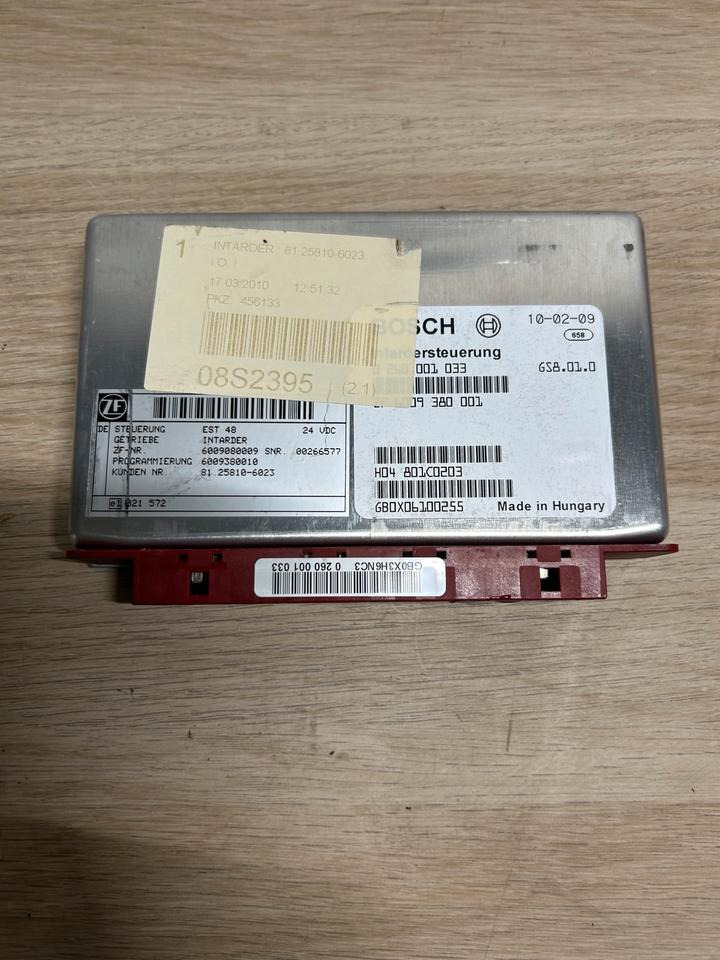 BOSCH Intardersteuerung 0260001033 ZF 600938001 MAN 81.25810-6023 - Ανταλλακτικό: φωτογραφία 2 BOSCH Intardersteuerung 0260001033 ZF 600938001 MAN 81.25810-6023 - Ανταλλακτικό: φωτογραφία 2