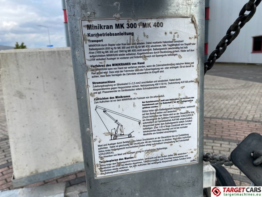 Μίσθωση Böcker Boecker MK400 Mini Crane 600cm 400KG Böcker Boecker MK400 Mini Crane 600cm 400KG: φωτογραφία 33 Μίσθωση Böcker Boecker MK400 Mini Crane 600cm 400KG Böcker Boecker MK400 Mini Crane 600cm 400KG: φωτογραφία 33