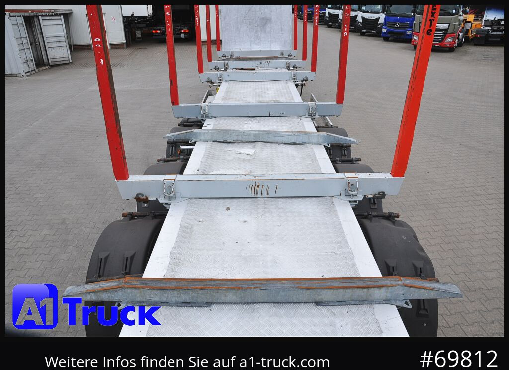 BENALU Timberliner, Vollalu, 2x Liftachse, Lang-Holz, - Ημιρυμουλκούμενο μεταφοράς ξυλείας: φωτογραφία 3 BENALU Timberliner, Vollalu, 2x Liftachse, Lang-Holz, - Ημιρυμουλκούμενο μεταφοράς ξυλείας: φωτογραφία 3