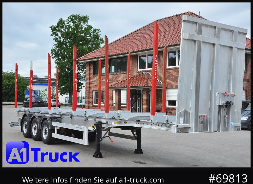 BENALU Timberliner, Vollalu Ecco 2x Liftachse, Lang-Holz, - Ημιρυμουλκούμενο μεταφοράς ξυλείας: φωτογραφία 1 BENALU Timberliner, Vollalu Ecco 2x Liftachse, Lang-Holz, - Ημιρυμουλκούμενο μεταφοράς ξυλείας: φωτογραφία 1