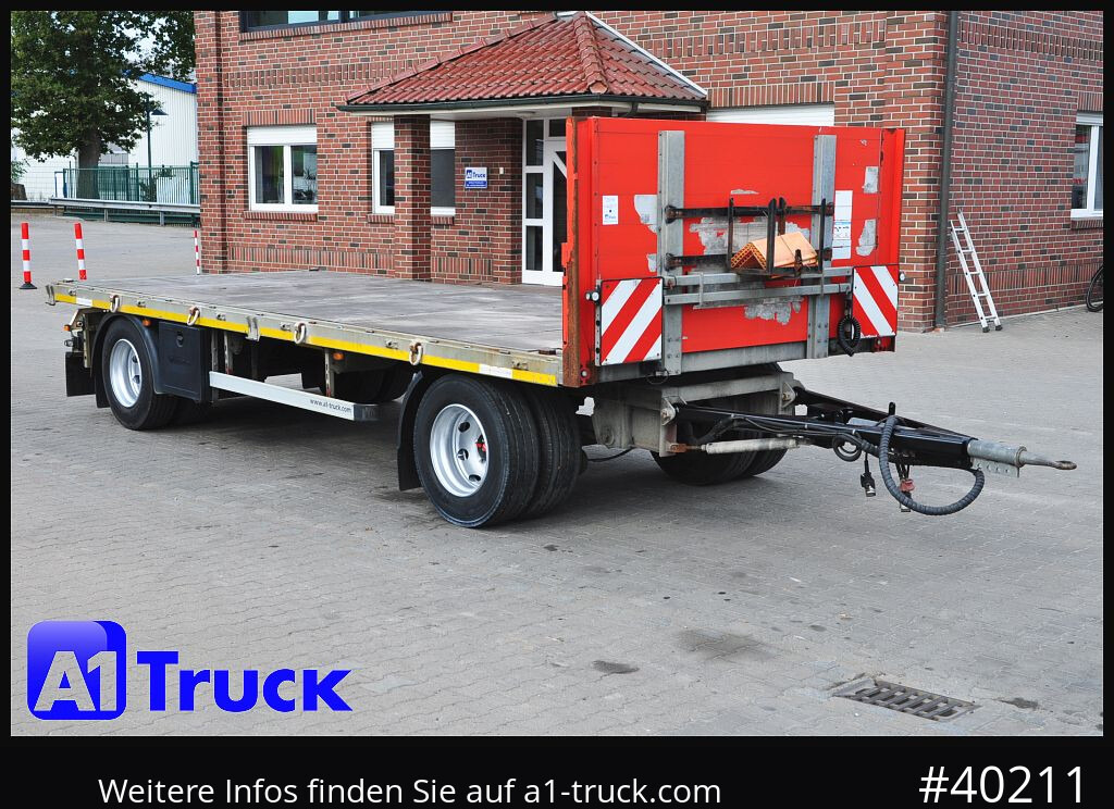 H&W Plattfroma, Twistlock, Container, vezinkt, guter Zustand - Επικαθήμενο πλατφόρμα/ Καρότσα: φωτογραφία 1 H&W Plattfroma, Twistlock, Container, vezinkt, guter Zustand - Επικαθήμενο πλατφόρμα/ Καρότσα: φωτογραφία 1