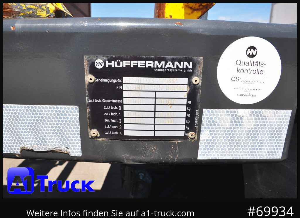 Ρυμούλκα γάντζος/ Αλυσιδάκι HUEFFERMANN HMA HTM 1812 ZB, Absetz, City,Safety-Fix: φωτογραφία 7