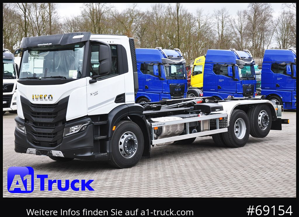 Νέα Φορτηγό φόρτωσης γάντζου IVECO X-Way AD280X42, HIAB Multilift, Lenk- Liftachse,: φωτογραφία 13