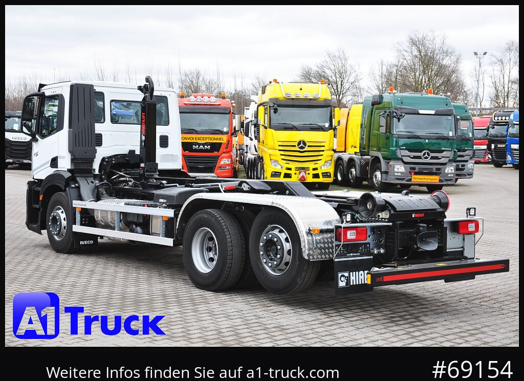 Νέα Φορτηγό φόρτωσης γάντζου IVECO X-Way AD280X42, HIAB Multilift, Lenk- Liftachse,: φωτογραφία 11