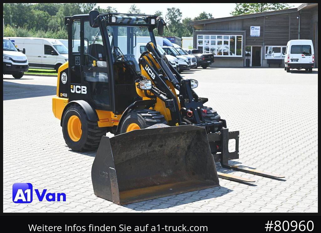 JCB JCB 403 SP Radlader, Palletengabel, Kabine, Zusatzhydraulik - Ελαστιχοφόρος φορτωτής: φωτογραφία 1 JCB JCB 403 SP Radlader, Palletengabel, Kabine, Zusatzhydraulik - Ελαστιχοφόρος φορτωτής: φωτογραφία 1