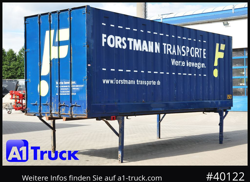 Εμπορευματοκιβώτιο KRONE BDF 7,82 Container, 2700mm Innenhöhe, Portaltür: φωτογραφία 9 Εμπορευματοκιβώτιο KRONE BDF 7,82 Container, 2700mm Innenhöhe, Portaltür: φωτογραφία 9