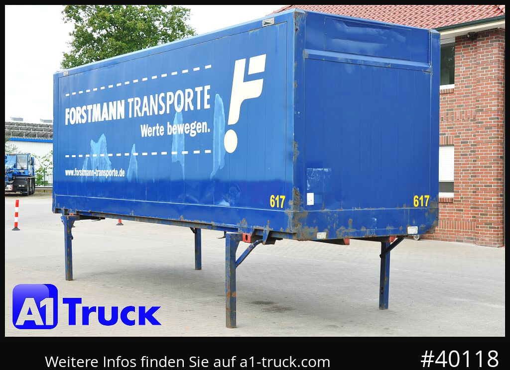 KRONE BDF 7,82 Container, 2700mm Innenhöhe, Portaltür - Κλειστά aμάξωμα: φωτογραφία 1 KRONE BDF 7,82 Container, 2700mm Innenhöhe, Portaltür - Κλειστά aμάξωμα: φωτογραφία 1