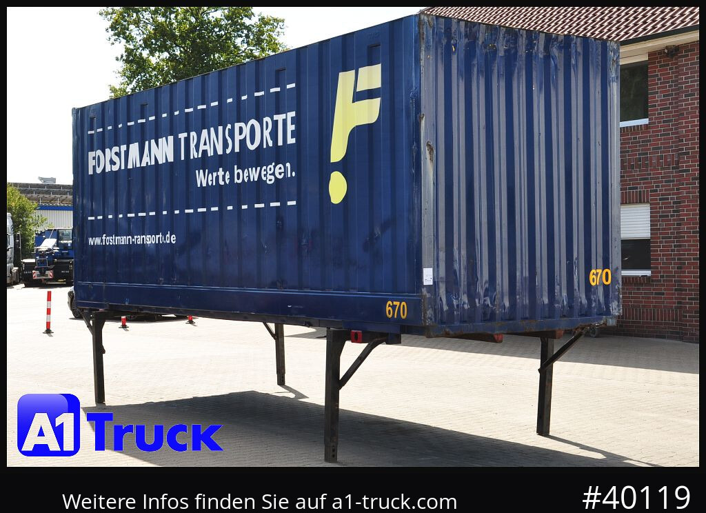 KRONE BDF 7,82 Container, 2700mm Innenhöhe, Portaltür - Εμπορευματοκιβώτιο: φωτογραφία 1 KRONE BDF 7,82 Container, 2700mm Innenhöhe, Portaltür - Εμπορευματοκιβώτιο: φωτογραφία 1