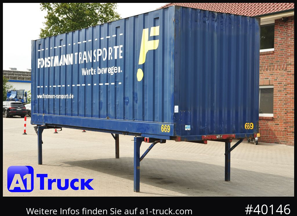 KRONE BDF 7,82 Container, 2700mm Innenhöhe, Portaltür - Εμπορευματοκιβώτιο: φωτογραφία 1 KRONE BDF 7,82 Container, 2700mm Innenhöhe, Portaltür - Εμπορευματοκιβώτιο: φωτογραφία 1