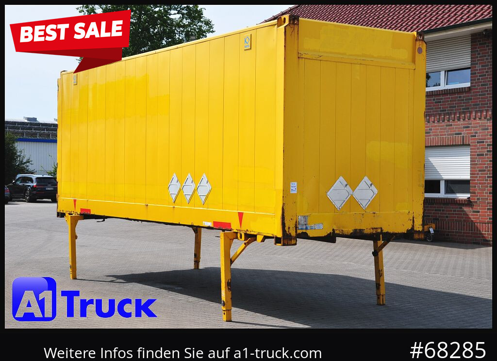 KRONE BDF, 7,82 Container, 2800mm innen, Doppelstock. - Κλειστά aμάξωμα: φωτογραφία 1 KRONE BDF, 7,82 Container, 2800mm innen, Doppelstock. - Κλειστά aμάξωμα: φωτογραφία 1