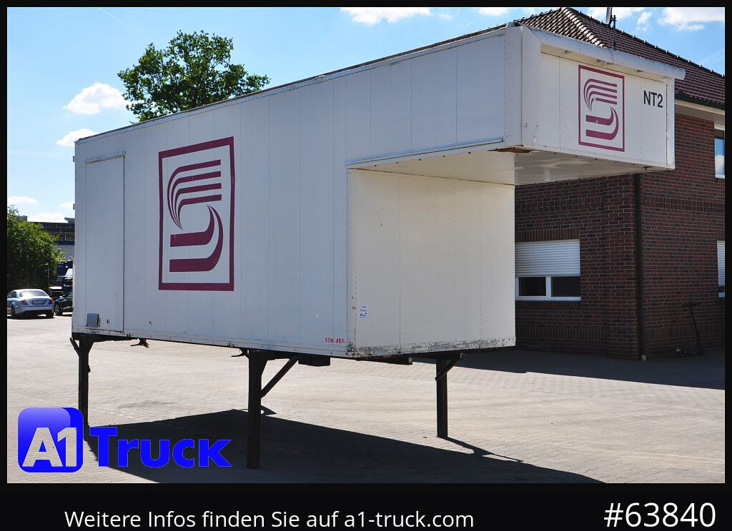 KRONE Container Lager, kann verladen werden 6,3 + 2 Meter - Κλειστά aμάξωμα: φωτογραφία 1 KRONE Container Lager, kann verladen werden 6,3 + 2 Meter - Κλειστά aμάξωμα: φωτογραφία 1