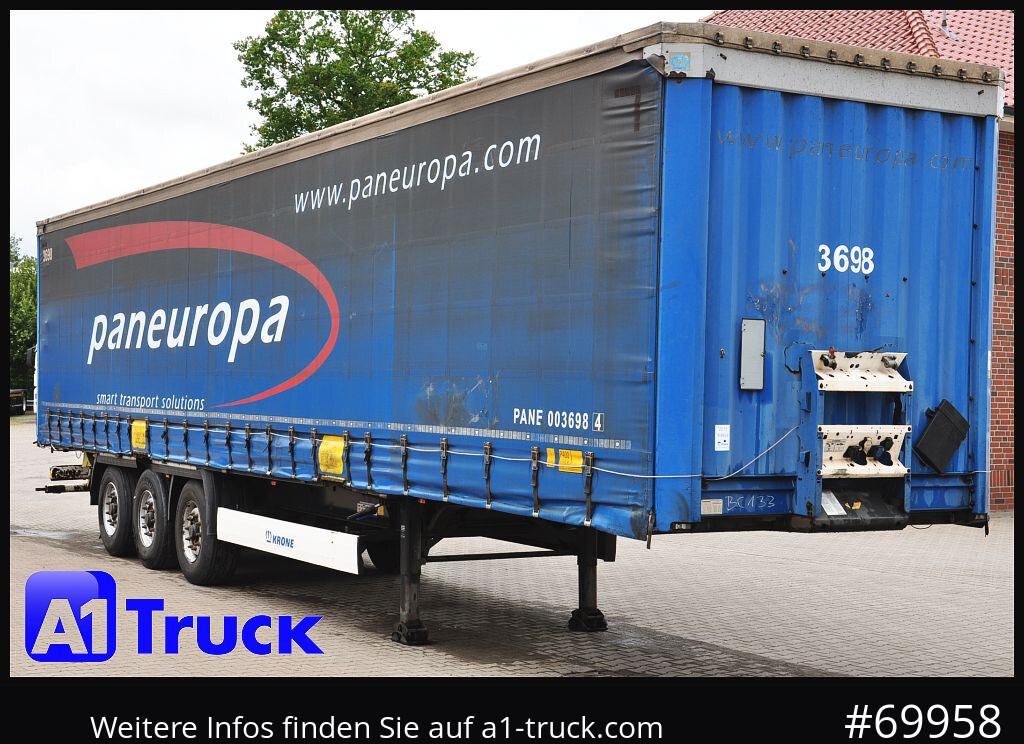 KRONE SD Tautliner, Code XL, BPW, Coil, 1 Vorbesitzer - Επικαθήμενο κουρτίνα: φωτογραφία 1 KRONE SD Tautliner, Code XL, BPW, Coil, 1 Vorbesitzer - Επικαθήμενο κουρτίνα: φωτογραφία 1