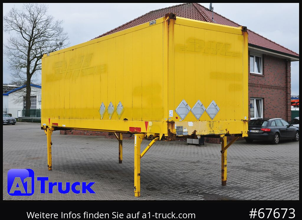 KRONE WB 7,45 Koffer, BDF Wechselbrücke 2550mm - Κλειστά aμάξωμα: φωτογραφία 1 KRONE WB 7,45 Koffer, BDF Wechselbrücke 2550mm - Κλειστά aμάξωμα: φωτογραφία 1