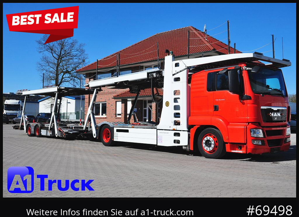 MAN 18.400 TGX, Autotransporter Kässbohrer, - Φορτηγό αυτοκινητάμαξα: φωτογραφία 1 MAN 18.400 TGX, Autotransporter Kässbohrer, - Φορτηγό αυτοκινητάμαξα: φωτογραφία 1