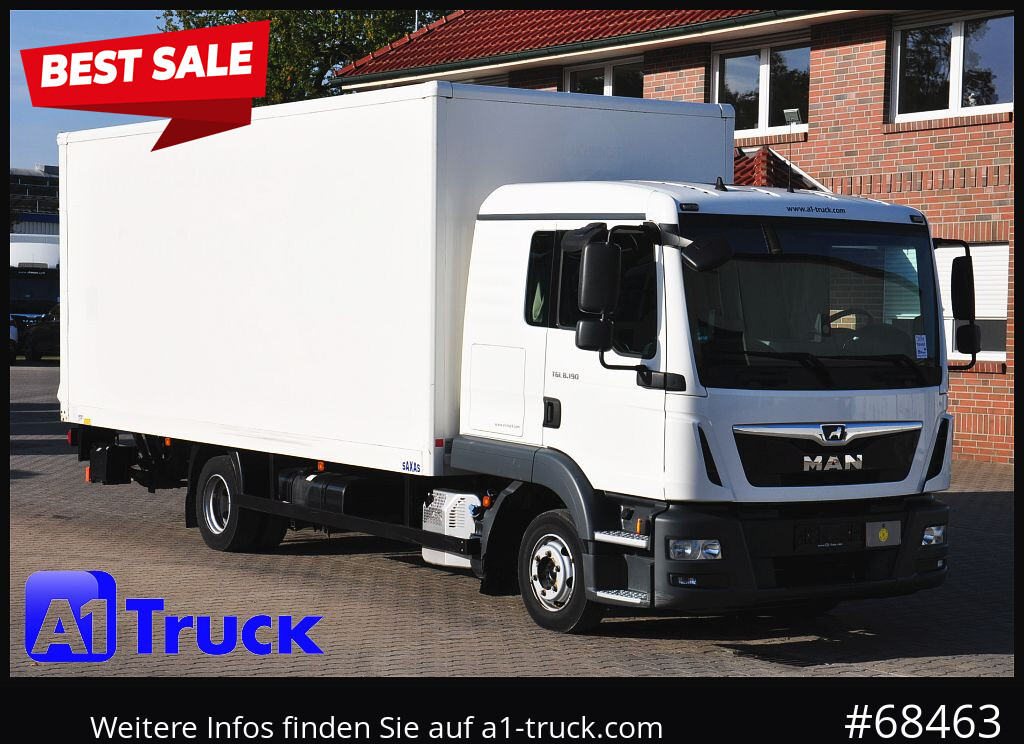 MAN TGL 8.190 4x2 L-Haus Schlafkabine - Φορτηγό κόφα: φωτογραφία 1 MAN TGL 8.190 4x2 L-Haus Schlafkabine - Φορτηγό κόφα: φωτογραφία 1
