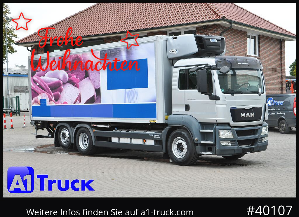 MAN TGS 26.360, Carrier 1150 Rolltor+ LBW, Lift - Φορτηγό ψυγείο: φωτογραφία 1 MAN TGS 26.360, Carrier 1150 Rolltor+ LBW, Lift - Φορτηγό ψυγείο: φωτογραφία 1