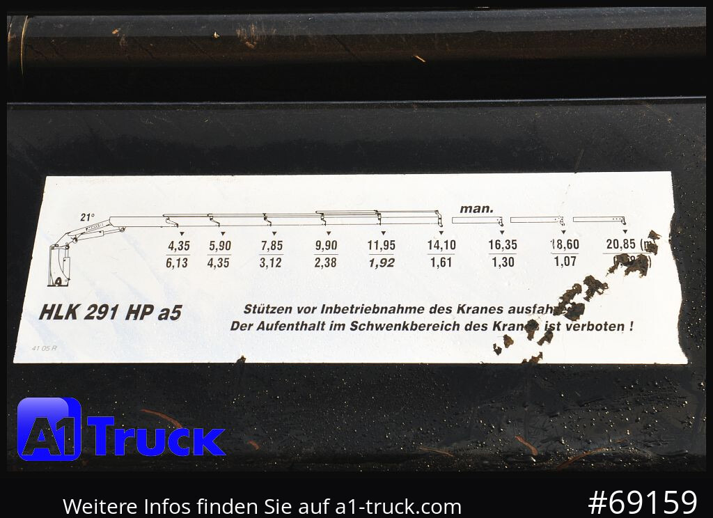 MERCEDES-BENZ Actros 1844 MP3, Kran MKG 291 HP 5+3 Funk, TÜV 06/2026 - Φορτηγό με γερανό: φωτογραφία 2 MERCEDES-BENZ Actros 1844 MP3, Kran MKG 291 HP 5+3 Funk, TÜV 06/2026 - Φορτηγό με γερανό: φωτογραφία 2