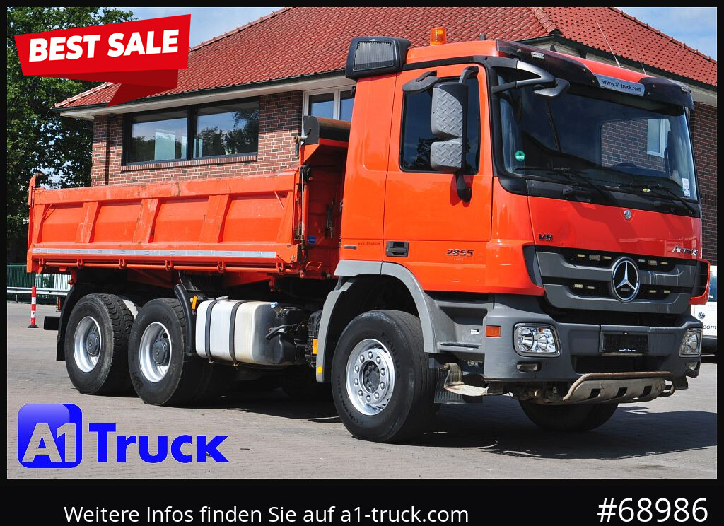 MERCEDES-BENZ Actros 2655 ,V8, 6x4 Meiller Klima , EPS - Φορτηγό ανατρεπόμενο: φωτογραφία 1 MERCEDES-BENZ Actros 2655 ,V8, 6x4 Meiller Klima , EPS - Φορτηγό ανατρεπόμενο: φωτογραφία 1