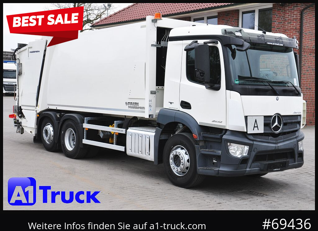 MERCEDES-BENZ Antos 2532 Faun Powerpresse II, - Απορριμματοφόρο: φωτογραφία 1 MERCEDES-BENZ Antos 2532 Faun Powerpresse II, - Απορριμματοφόρο: φωτογραφία 1