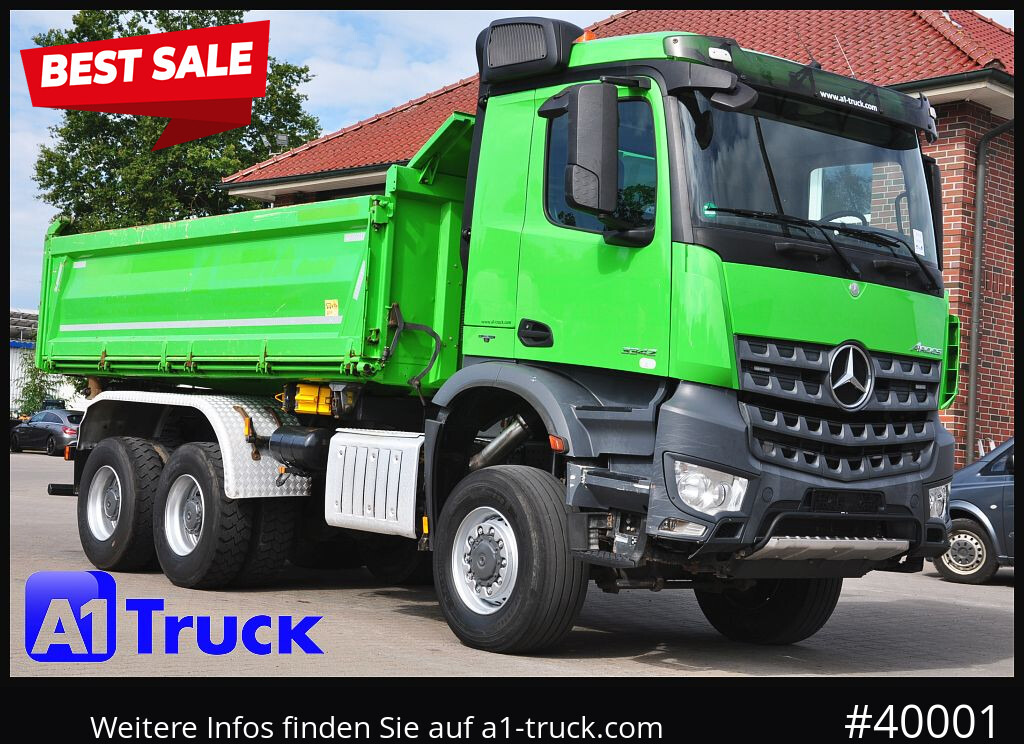 MERCEDES-BENZ Arcos 3342 BB, 6X6 Meiller Bordmatik - Φορτηγό ανατρεπόμενο: φωτογραφία 1 MERCEDES-BENZ Arcos 3342 BB, 6X6 Meiller Bordmatik - Φορτηγό ανατρεπόμενο: φωτογραφία 1