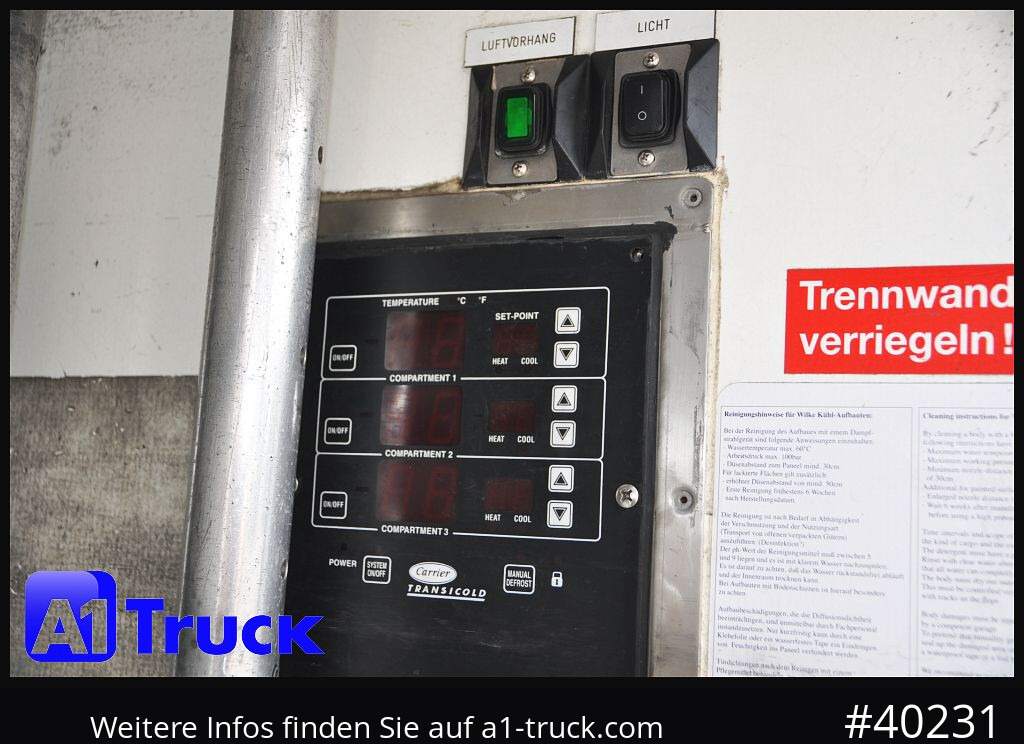 MERCEDES-BENZ Atego 1222, Kühlkoffer, Carrier Supra 850 Mt, LBW - Φορτηγό ψυγείο: φωτογραφία 2 MERCEDES-BENZ Atego 1222, Kühlkoffer, Carrier Supra 850 Mt, LBW - Φορτηγό ψυγείο: φωτογραφία 2