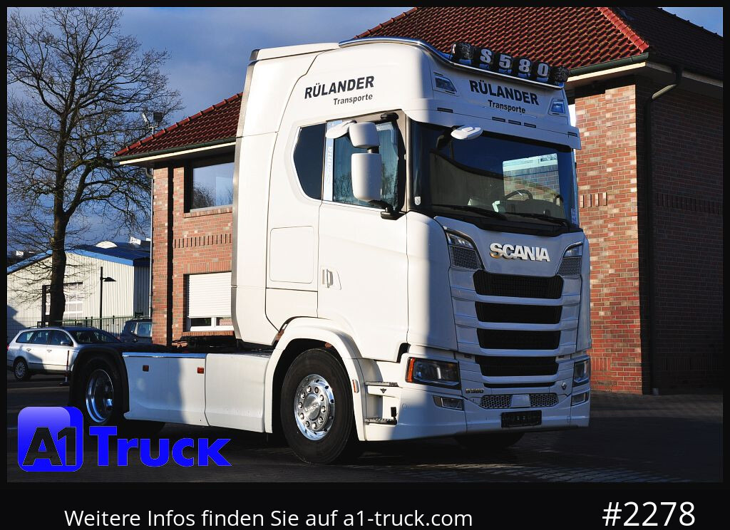 SCANIA S 580 V8, Leder Navi, Retarder, Volluft, Alu - Τράκτορας: φωτογραφία 1 SCANIA S 580 V8, Leder Navi, Retarder, Volluft, Alu - Τράκτορας: φωτογραφία 1
