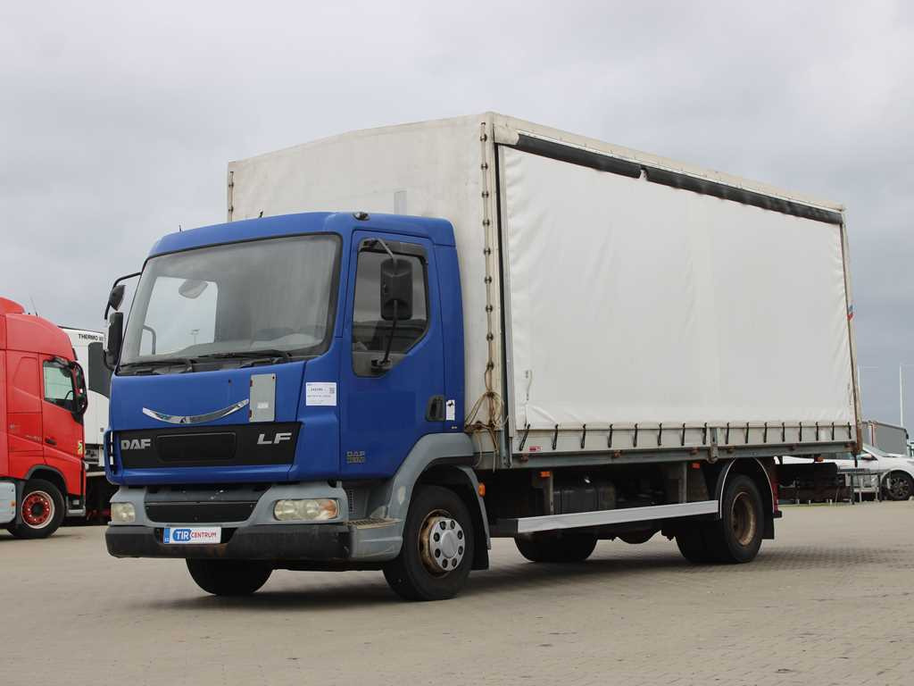 DAF FA LF 45.170 E10, EURO 3 - Φορτηγό μουσαμάς: φωτογραφία 1 DAF FA LF 45.170 E10, EURO 3 - Φορτηγό μουσαμάς: φωτογραφία 1