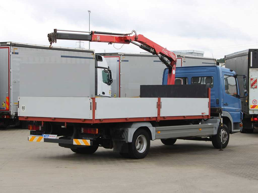 Mercedes-Benz ATEGO 1018, EURO 3, HYDRAULIC ARM FASSI F40A.21 - Φορτηγό με ανοιχτή καρότσα, Φορτηγό με γερανό: φωτογραφία 4 Mercedes-Benz ATEGO 1018, EURO 3, HYDRAULIC ARM FASSI F40A.21 - Φορτηγό με ανοιχτή καρότσα, Φορτηγό με γερανό: φωτογραφία 4