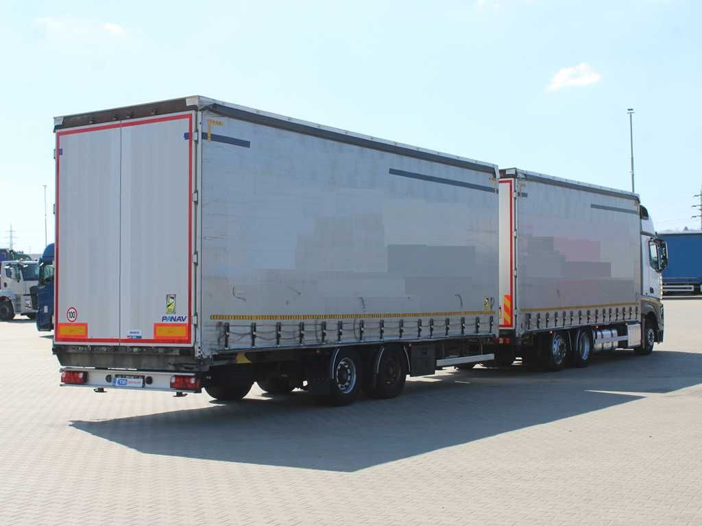 Mercedes-Benz Actros 2542, 6X2, EURO 6 + PANAV TV018H - Φορτηγό μουσαμάς: φωτογραφία 3 Mercedes-Benz Actros 2542, 6X2, EURO 6 + PANAV TV018H - Φορτηγό μουσαμάς: φωτογραφία 3