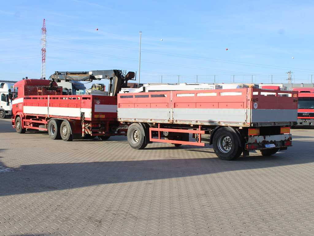 Scania R380, EURO 3, 6X2, LIFT AXLE, HIAB 166K + KOGEL ANBS(1996) - Φορτηγό με ανοιχτή καρότσα, Φορτηγό με γερανό: φωτογραφία 5 Scania R380, EURO 3, 6X2, LIFT AXLE, HIAB 166K + KOGEL ANBS(1996) - Φορτηγό με ανοιχτή καρότσα, Φορτηγό με γερανό: φωτογραφία 5