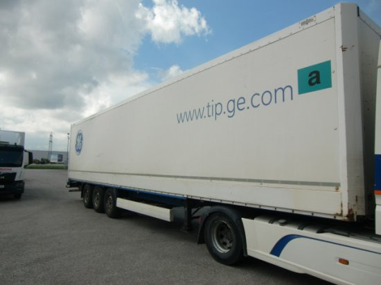Krone 3-achs Kofferauflieger  SDK 27 Zurrschienen - Επικαθήμενο κόφα: φωτογραφία 1 Krone 3-achs Kofferauflieger  SDK 27 Zurrschienen - Επικαθήμενο κόφα: φωτογραφία 1