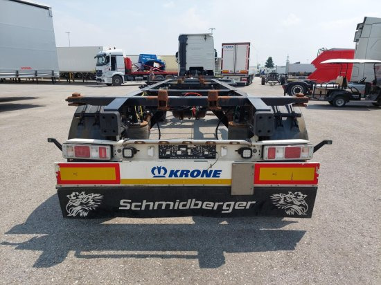 Krone AZ 18, Standard-Lafette Krone-Achsen, - Ρυμούλκα μεταφοράς εμπορευματοκιβωτίων/ Κινητό αμάξωμα: φωτογραφία 3 Krone AZ 18, Standard-Lafette Krone-Achsen, - Ρυμούλκα μεταφοράς εμπορευματοκιβωτίων/ Κινητό αμάξωμα: φωτογραφία 3