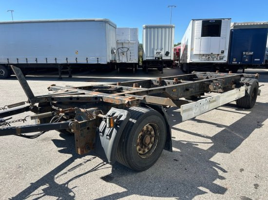 Krone AZW, Maxi BDF-Lafette, BPW-Achsen - Ρυμούλκα μεταφοράς εμπορευματοκιβωτίων/ Κινητό αμάξωμα: φωτογραφία 2 Krone AZW, Maxi BDF-Lafette, BPW-Achsen - Ρυμούλκα μεταφοράς εμπορευματοκιβωτίων/ Κινητό αμάξωμα: φωτογραφία 2