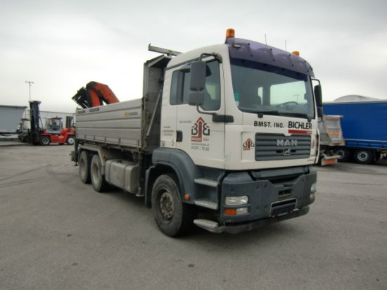 MAN TGA 33.430 6x4 Kipper, Manuel, E4 Palfinger Blatt-Blatt - Φορτηγό ανατρεπόμενο: φωτογραφία 3 MAN TGA 33.430 6x4 Kipper, Manuel, E4 Palfinger Blatt-Blatt - Φορτηγό ανατρεπόμενο: φωτογραφία 3