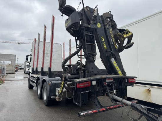 MAN TGS 33.510 BL 6x4, Intarder, Holztransporter, LIV 120Z - Φορτηγό ξυλείας, Φορτηγό με γερανό: φωτογραφία 5 MAN TGS 33.510 BL 6x4, Intarder, Holztransporter, LIV 120Z - Φορτηγό ξυλείας, Φορτηγό με γερανό: φωτογραφία 5