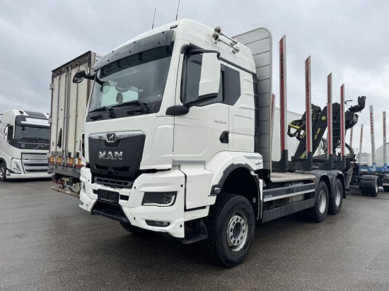 MAN TGS 33.510 BL 6x4, Intarder, Holztransporter, LIV 120Z - Φορτηγό ξυλείας, Φορτηγό με γερανό: φωτογραφία 1 MAN TGS 33.510 BL 6x4, Intarder, Holztransporter, LIV 120Z - Φορτηγό ξυλείας, Φορτηγό με γερανό: φωτογραφία 1