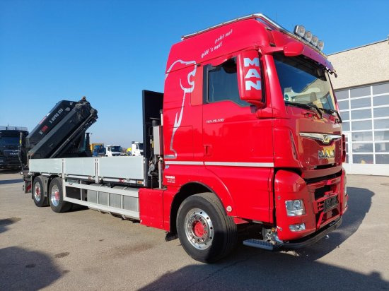 MAN TGX 26.510 BL Pritsche, Intarder, HIAB X-HIPRO 558EP-5, Alu-Felgen, Lenkachse, - Φορτηγό με ανοιχτή καρότσα, Φορτηγό με γερανό: φωτογραφία 3 MAN TGX 26.510 BL Pritsche, Intarder, HIAB X-HIPRO 558EP-5, Alu-Felgen, Lenkachse, - Φορτηγό με ανοιχτή καρότσα, Φορτηγό με γερανό: φωτογραφία 3