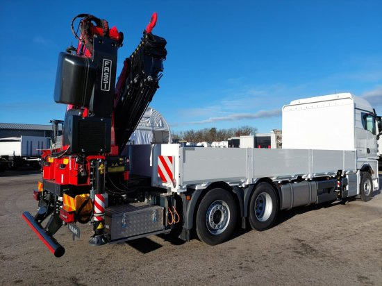 MAN TGX 26.510 LL Pritsche, Fassi F545RA.2.28XE, Containerverschlüsse, - Φορτηγό με ανοιχτή καρότσα, Φορτηγό με γερανό: φωτογραφία 2 MAN TGX 26.510 LL Pritsche, Fassi F545RA.2.28XE, Containerverschlüsse, - Φορτηγό με ανοιχτή καρότσα, Φορτηγό με γερανό: φωτογραφία 2