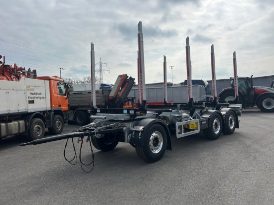 MF-CT, Holzanhänger, 3-Achsen, 4 Rungenpaare, - Τρέιλερ ξυλείας: φωτογραφία 1 MF-CT, Holzanhänger, 3-Achsen, 4 Rungenpaare, - Τρέιλερ ξυλείας: φωτογραφία 1