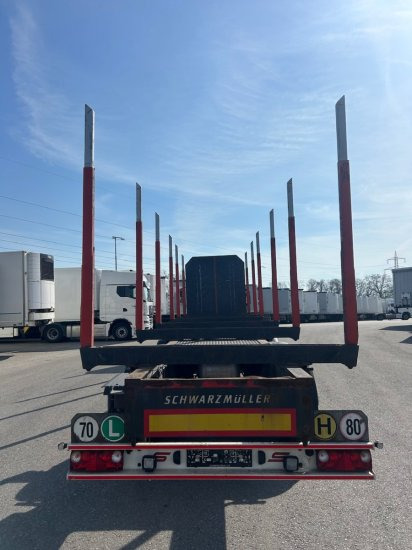 Schwarzmüller Holzauflieger 6 Rungenpaare, BPW-Achsen - Ημιρυμουλκούμενο μεταφοράς ξυλείας: φωτογραφία 5 Schwarzmüller Holzauflieger 6 Rungenpaare, BPW-Achsen - Ημιρυμουλκούμενο μεταφοράς ξυλείας: φωτογραφία 5