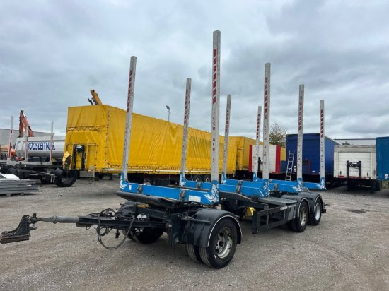 Schwarzmüller N-Serie 3-achs Holzanhänger 4 Rungenpaare - Τρέιλερ ξυλείας: φωτογραφία 1 Schwarzmüller N-Serie 3-achs Holzanhänger 4 Rungenpaare - Τρέιλερ ξυλείας: φωτογραφία 1