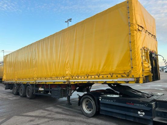 Schwarzmüller Spezialauflieger Schräglader, Coilmulde, Liftachse, Edscha-Verdeck, - Επικαθήμενο κουρτίνα: φωτογραφία 3 Schwarzmüller Spezialauflieger Schräglader, Coilmulde, Liftachse, Edscha-Verdeck, - Επικαθήμενο κουρτίνα: φωτογραφία 3