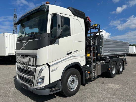 Volvo FH 500 3-Seiten Kipper mit Palfinger PK22002EH, Retarder - Φορτηγό ανατρεπόμενο: φωτογραφία 2 Volvo FH 500 3-Seiten Kipper mit Palfinger PK22002EH, Retarder - Φορτηγό ανατρεπόμενο: φωτογραφία 2
