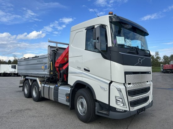 Volvo FH 500 3-Seiten Meiller Kipper mit Palfinger PK22002EH, Retarder, - Φορτηγό ανατρεπόμενο: φωτογραφία 3 Volvo FH 500 3-Seiten Meiller Kipper mit Palfinger PK22002EH, Retarder, - Φορτηγό ανατρεπόμενο: φωτογραφία 3